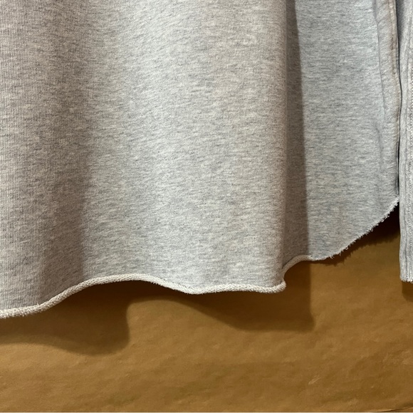 Frank & Eileen | Anna Long Sleeve Capelet Sweatshirt Pullover Grey Size L - Picture 10 of 11